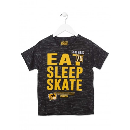 Camiseta Losan niño junior Skate manga corta