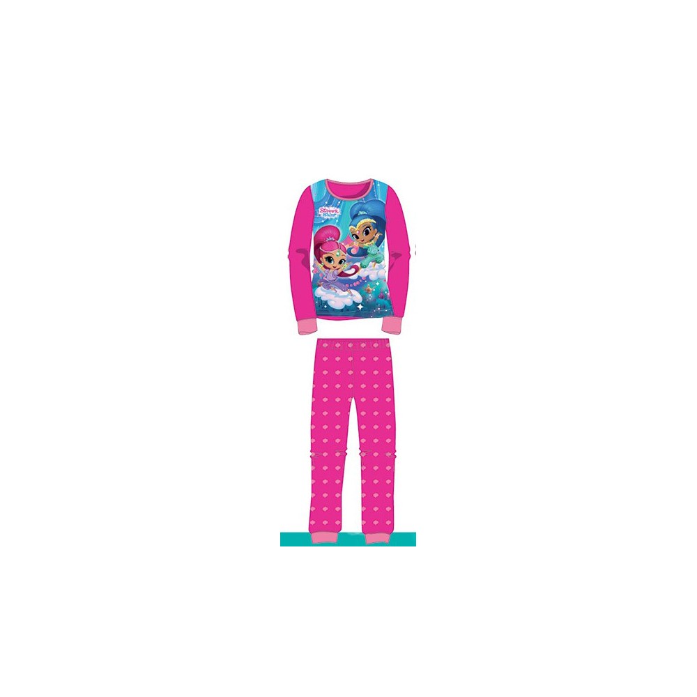 Pijama Shimmer & Shine niña infantil manga larga