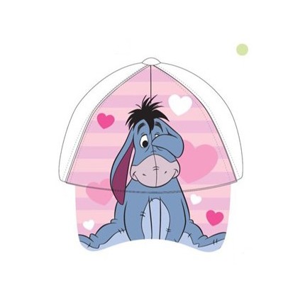Gorra Dumbo bebe niña Disney regulable blanca