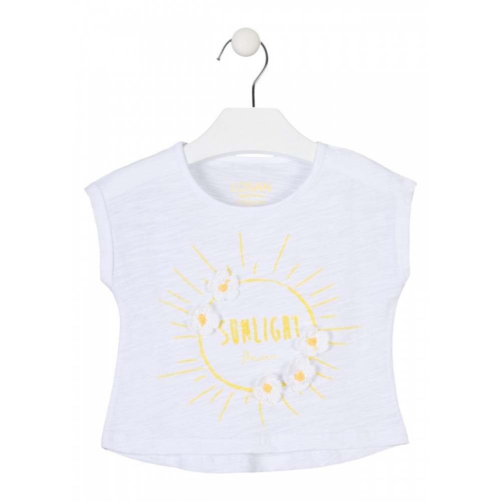 Camiseta Losan Kids niña infantil Sunlight manga corta