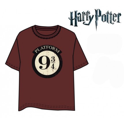 Camiseta Harry Potter Anden 9 3/4 manga corta
