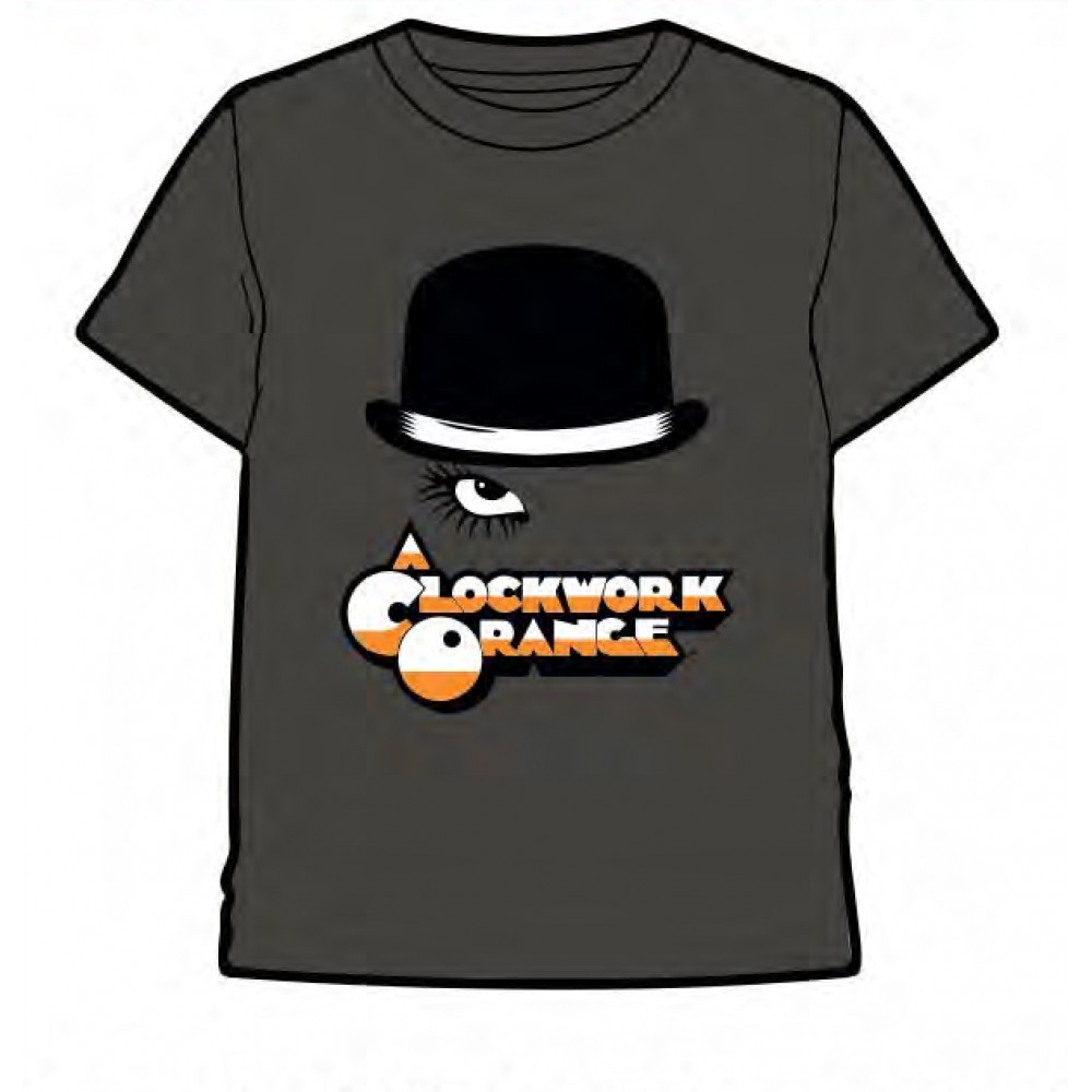 Camiseta Naranja Mecánica de Stanley Kubrick adulto manga corta
