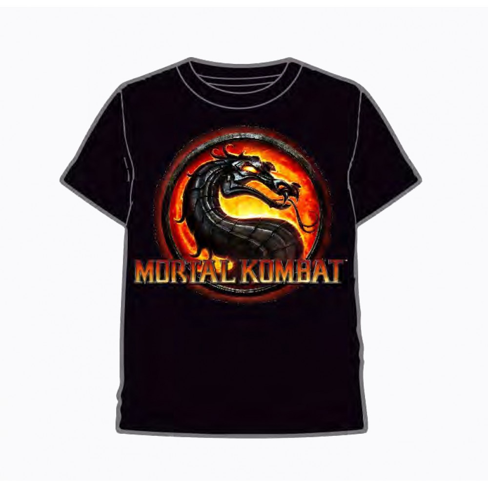 Camiseta Mortal Kombat adulto manga corta