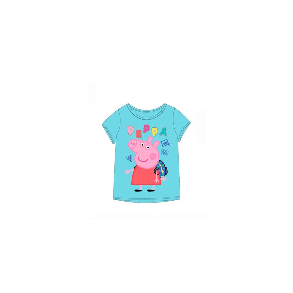 Camiseta Peppa Pig  de George niño o niña manga corta