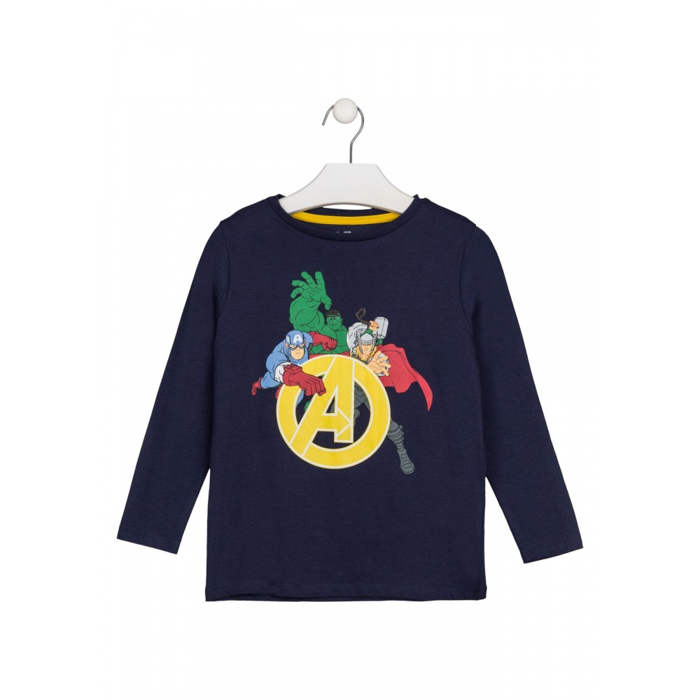 Camiseta Vengadores Marvel niño infantil manga larga