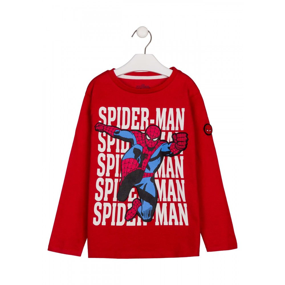 Camiseta Spider-man Marvel niño infantil manga larga