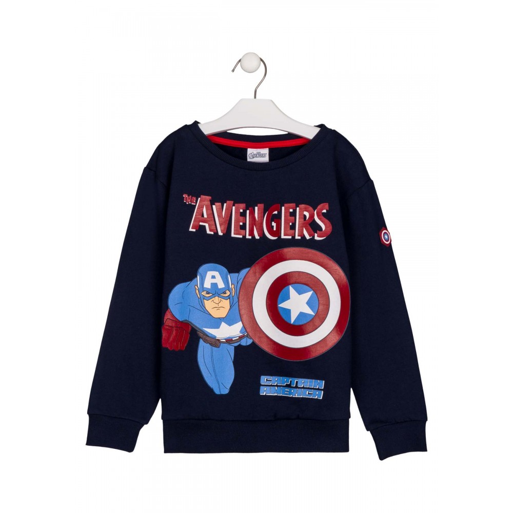 vestir Detenerse Adaptación Sudadera Capitán América Vengadores niño infantil