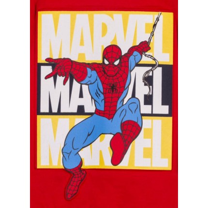 Detalle del dibujo de Sudadera Spider-man Marvel niño infantil con capucha