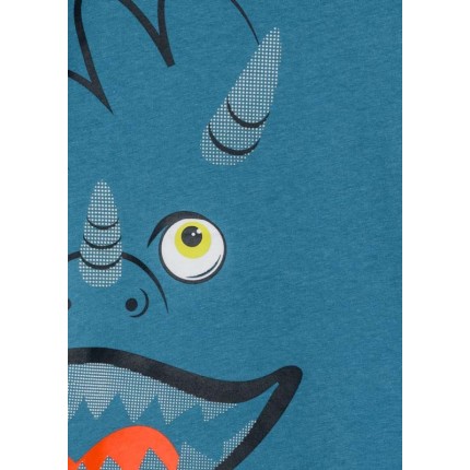 Detalle estampado de Camiseta Losan niño infantil unicornio en punto liso de manga corta