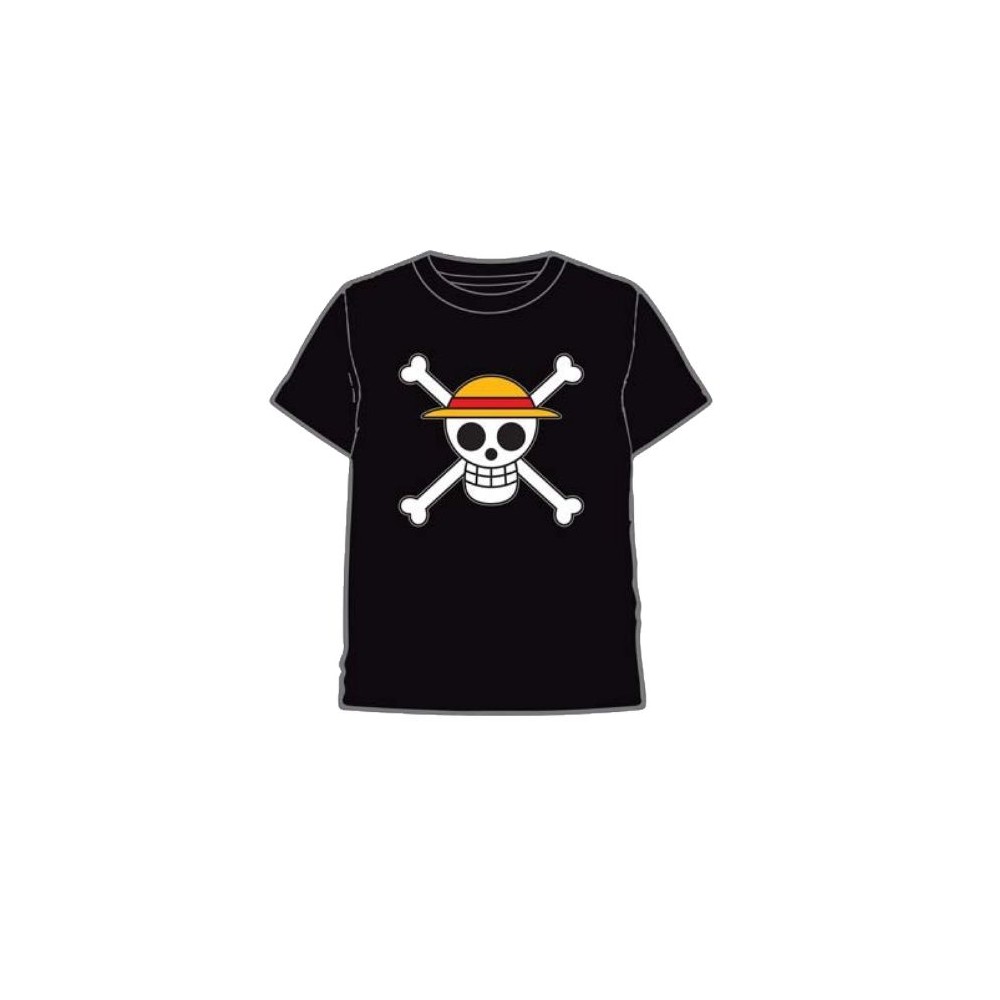 Camiseta One Piece Skull adulto manga corta