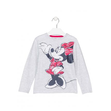 Camiseta Minnie Mouse niña infantil Disney manga larga