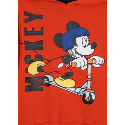 Detalle dibujo de la Sudadera Mickey Mouse niño infantil Disney con capucha