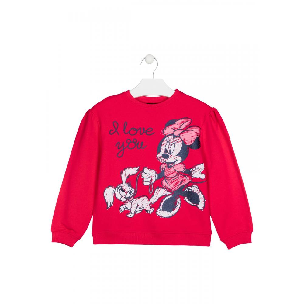 Sudadera Minnie Mouse niña infantil Disney con print