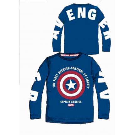 Camiseta Avengers niño infantil manga larga Capitán América