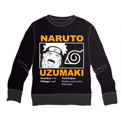 Sudadera Naruto Uzumaki chico de felpa perchada