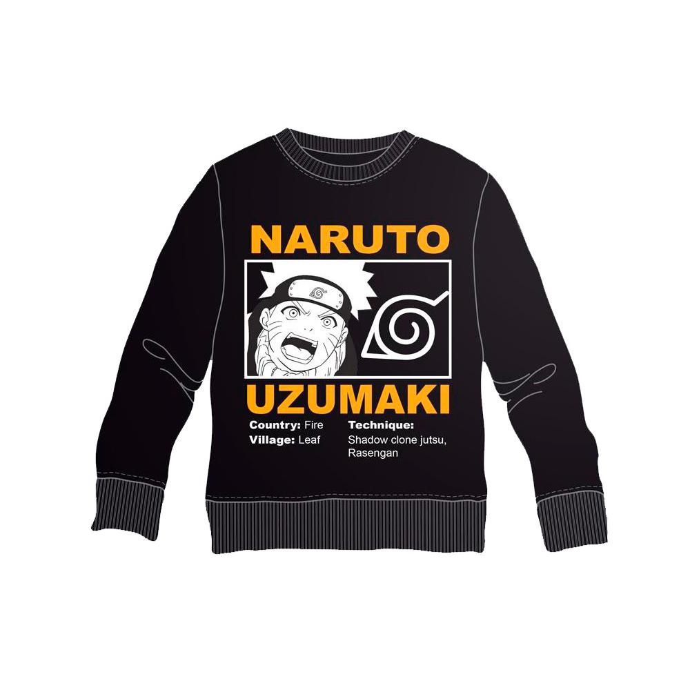 Sudadera Naruto Uzumaki chico de felpa perchada