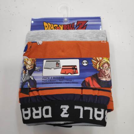 Bóxer Dragon Ball pack de 2 paquete naranja y gris
