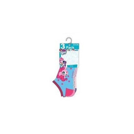 Pack de 3 calcetines My Little Pony cortos invisibles